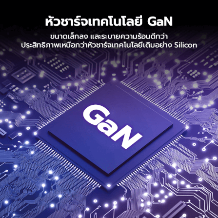 หัวชาร์จ 35W ZTEC ZA352 รองรับเทคโนโลยีชาร์จด่วน PD ขาปลั๊กไทย ได้รับมาตรฐาน มอก._8